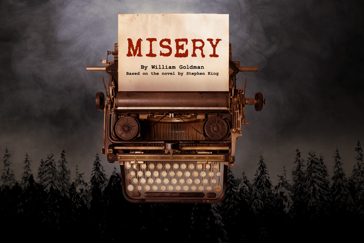 "Country Road: The Songs of John Denver" displayed in bold white text on a sparkling, bokeh-effect background with various shades of blue, purple, and gold